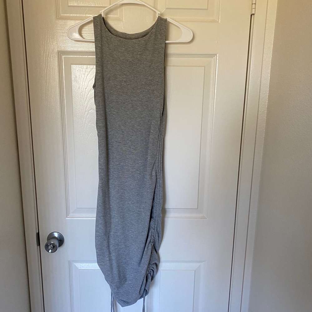 Bodycon Ruched Midi Dress
